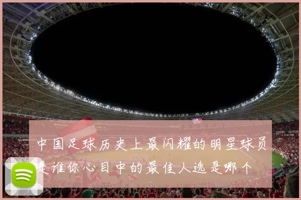 中国足球历史上最闪耀的明星球员是谁你心目中的最佳人选是哪个