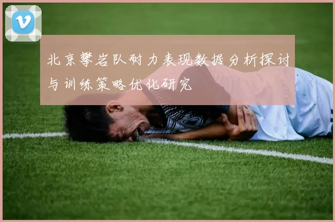 北京攀岩队耐力表现数据分析探讨与训练策略优化研究